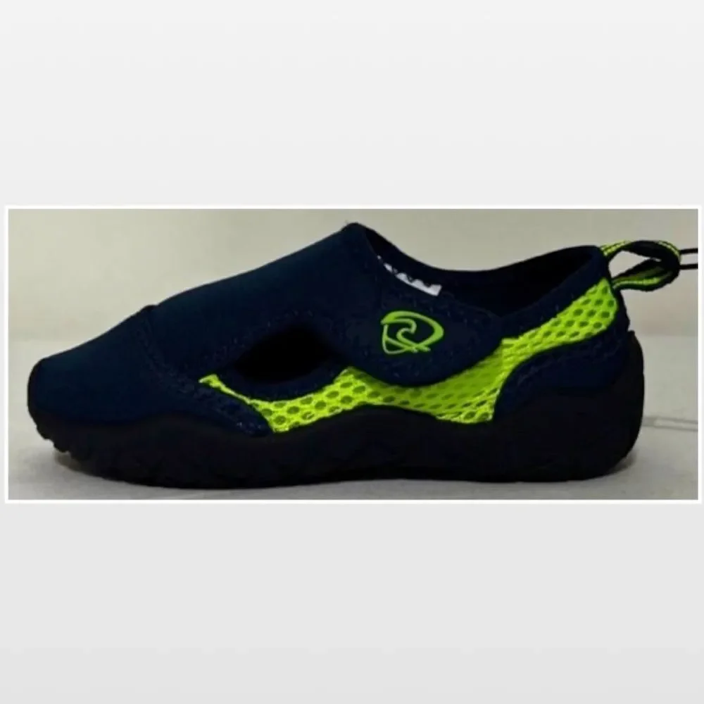 New Wave Zone Shoes Kid Boys Size 12 Toddler Water Blue Green NWT